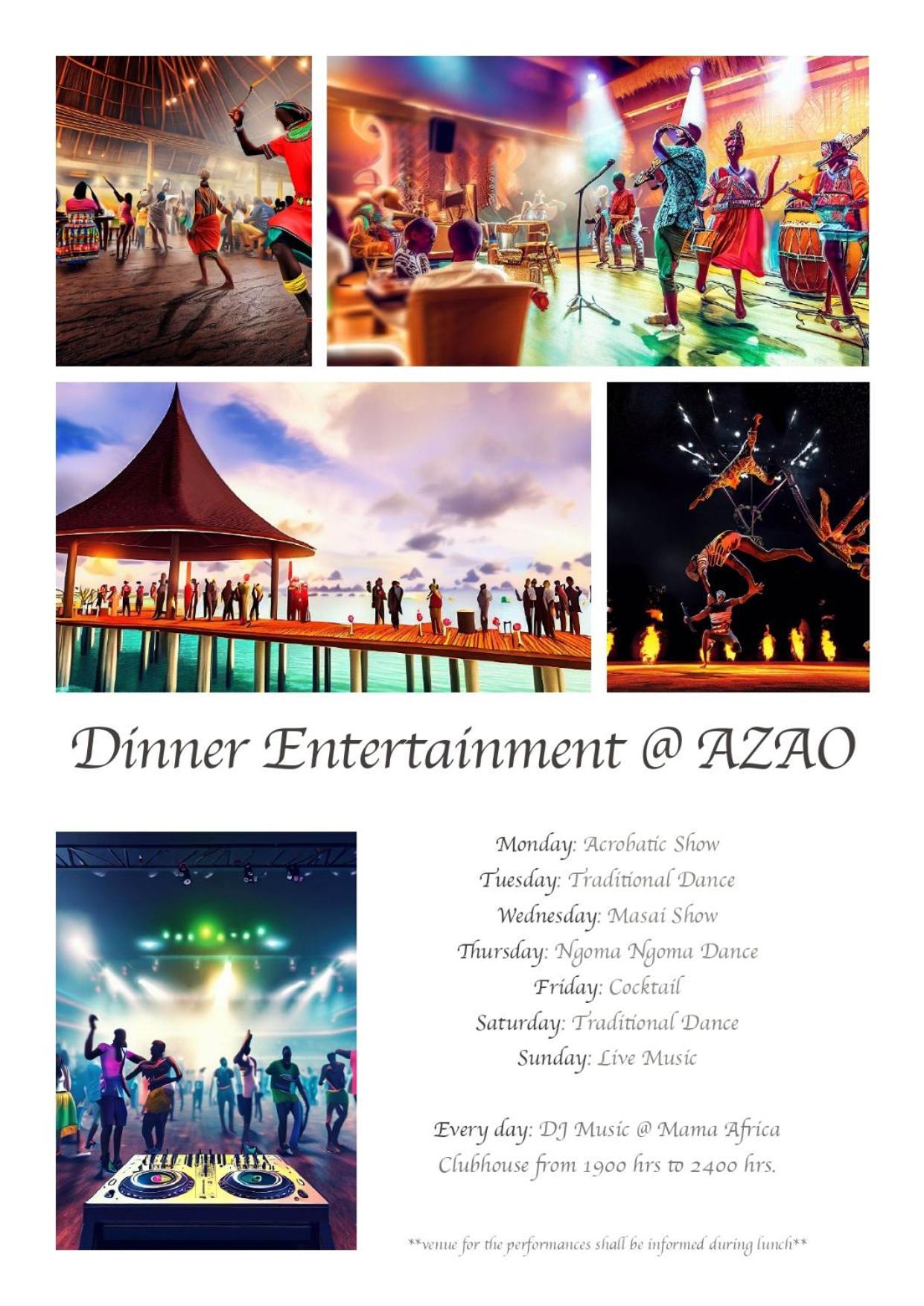 Azao Resort & Spa Pongwe Ngoại thất bức ảnh